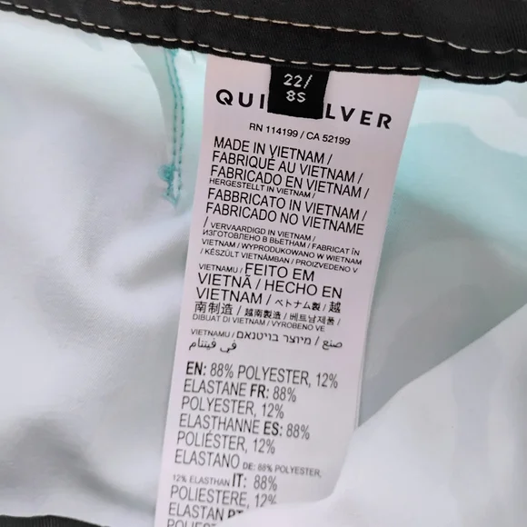 QUIKSILVER NEW Boys Surfsilk Scallop Boardshorts